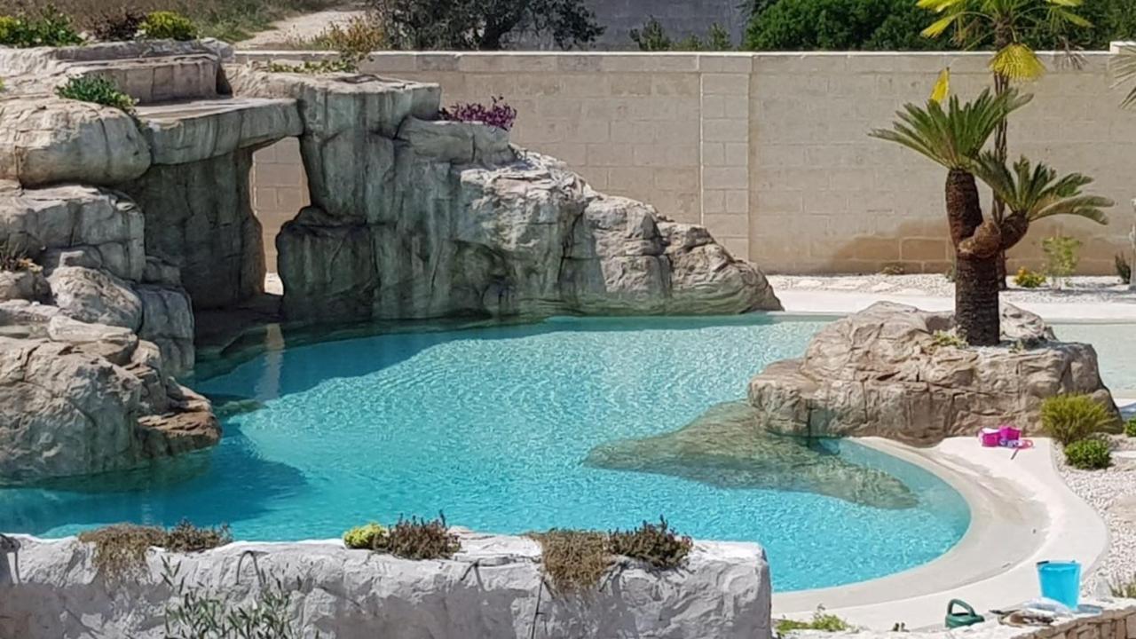 Villa Zecca Con Piscina Lecce Eksteriør billede
